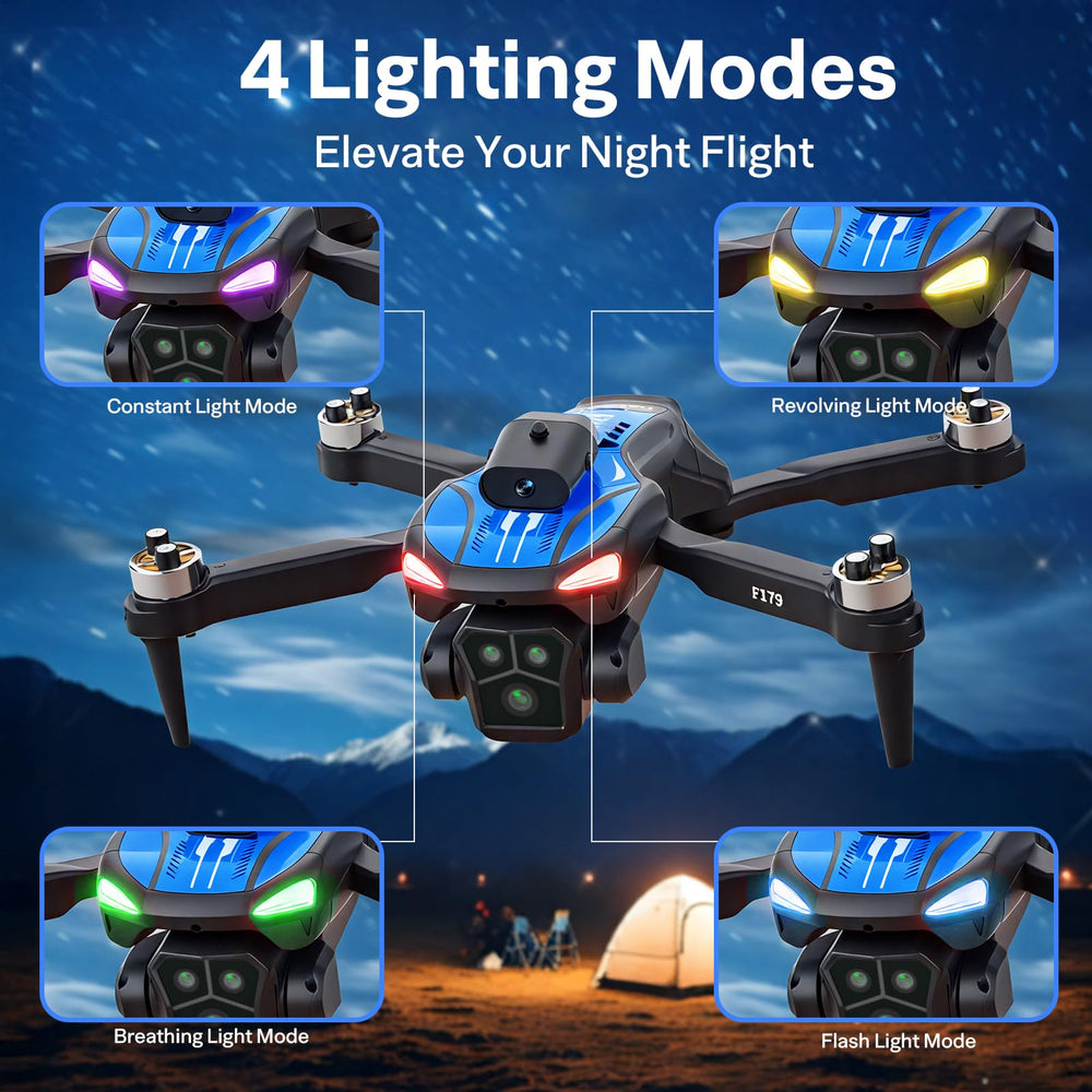 govogorc brushless motors ensure steadier hover and longer life.