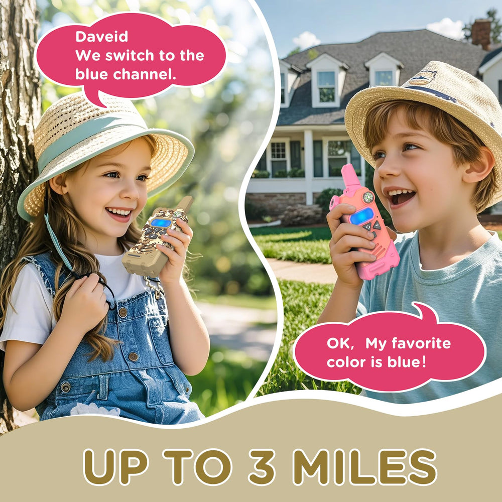 Gowtimly walkie talkies compass helps kids navigate trails