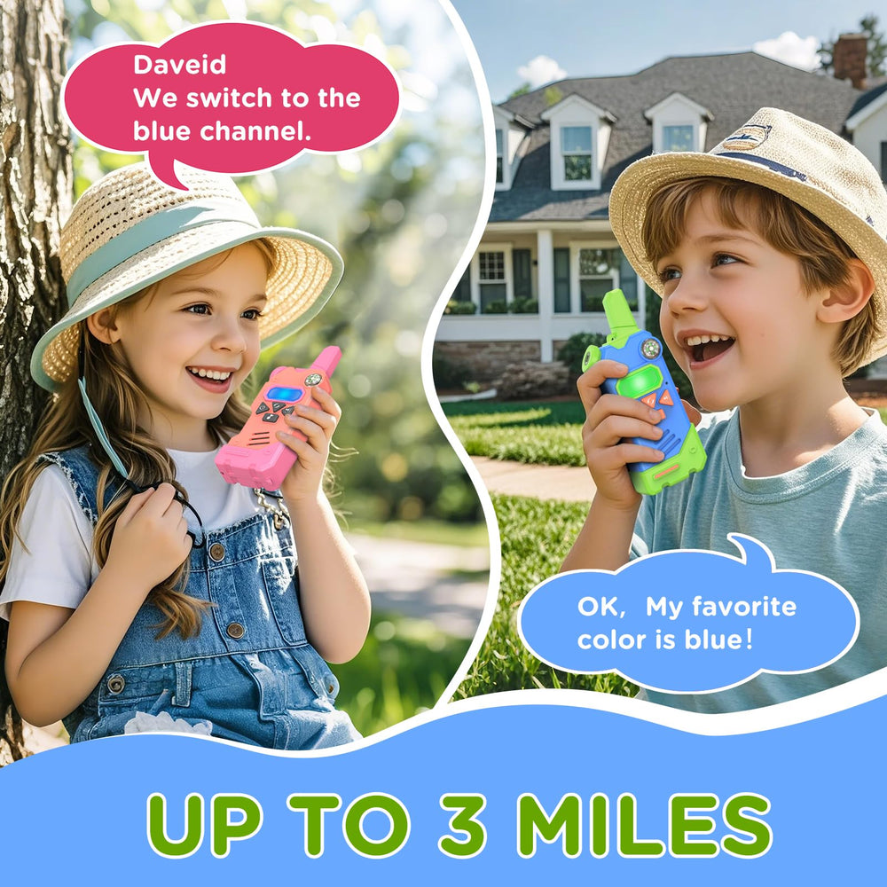 Gowtimly walkie talkies with detachable back clip for easy carrying