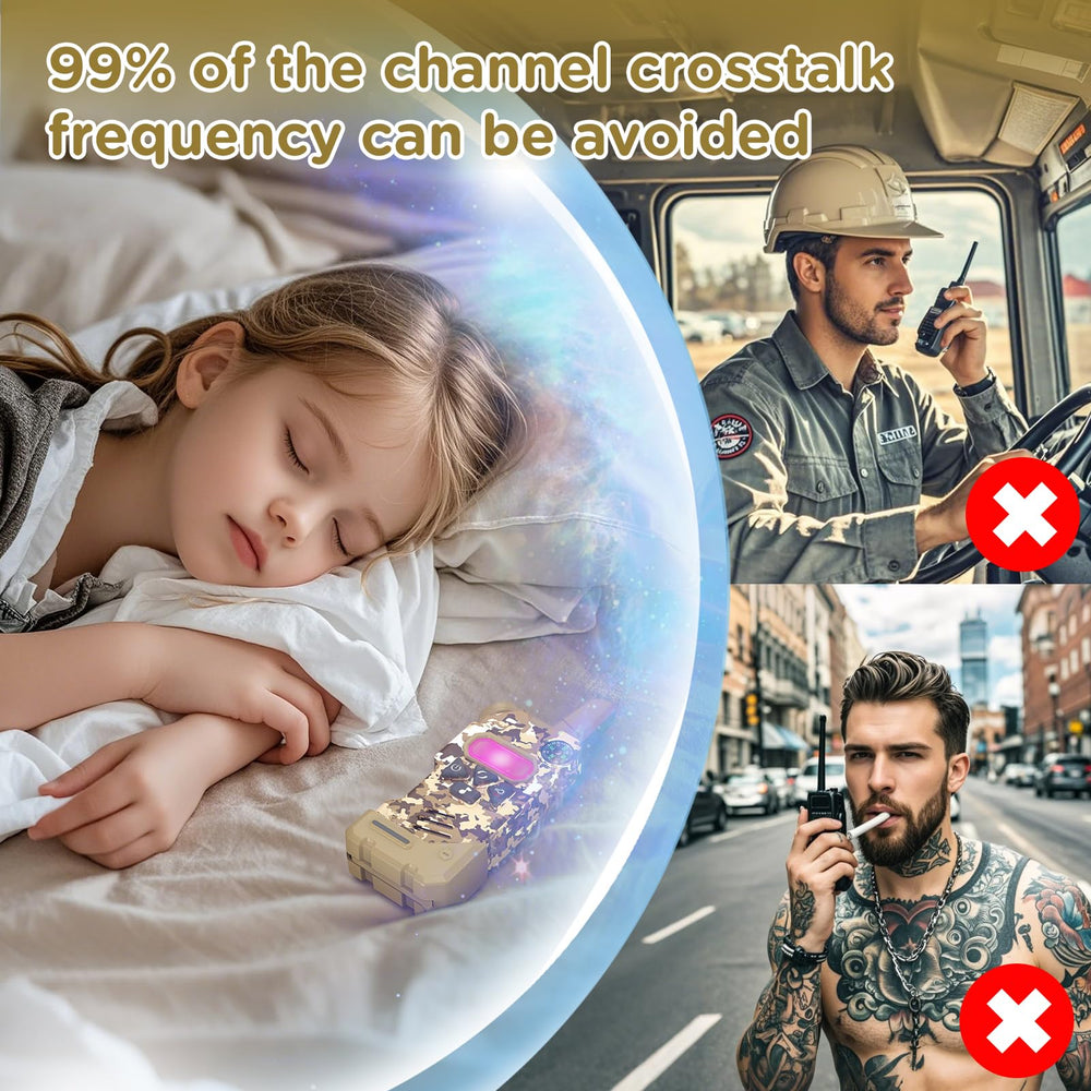 Gowtimly walkie talkies offer up to 3 miles range in optimal conditions