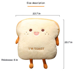 Goylmc bread plush is a cozy travel companion