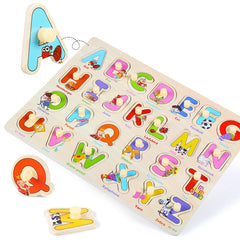 GR GRINNNIE fruit puzzle with 11 pieces helps fruit recognition and sorting.