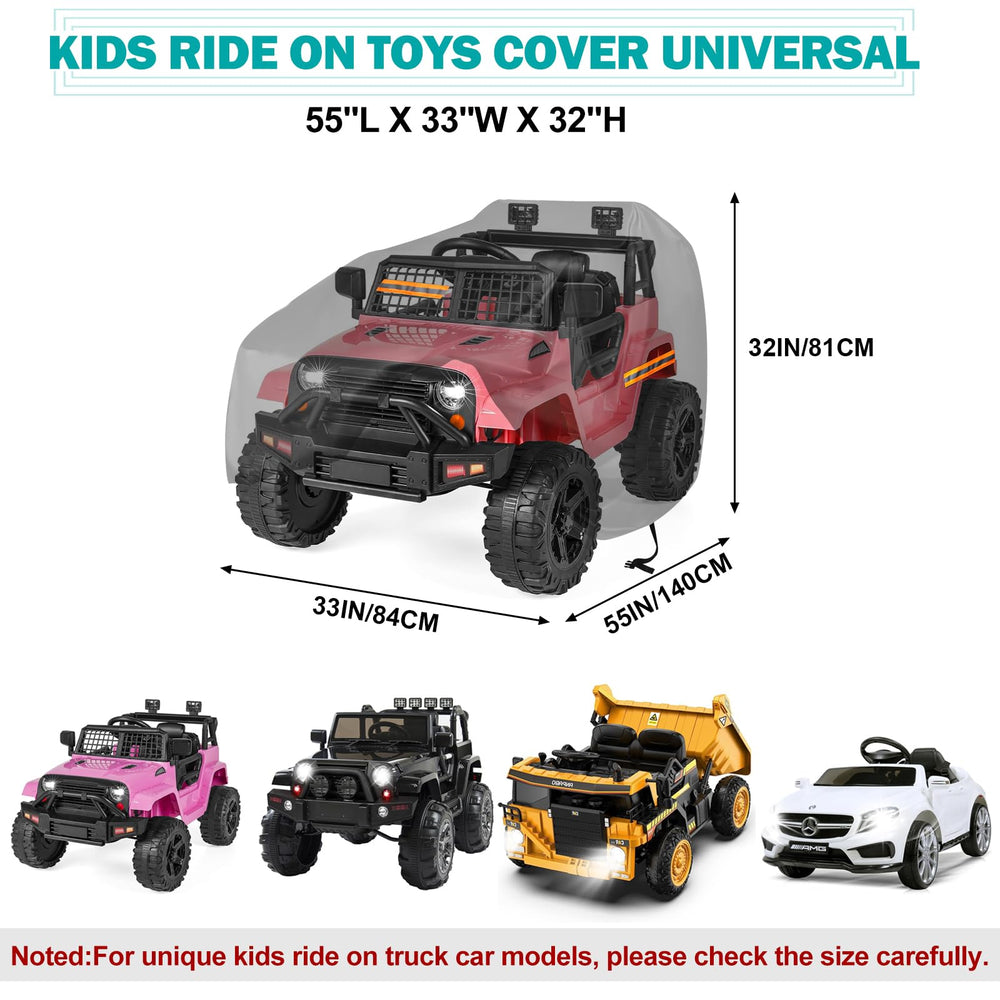GRABADO universal fit – fits most 55x33x32 inch ride-on toys