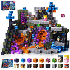 GraceDuck Magnetic Blocks dark sword domain castle inspires imaginative building play