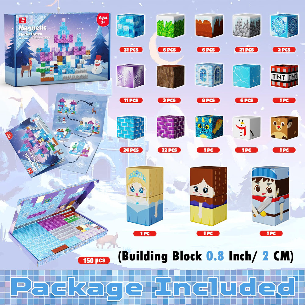 GraceDuck magnetic blocks in 18 colors boost color recognition and creativity.