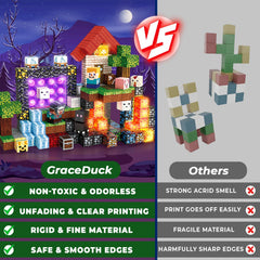 GraceDuck LED adventure blocks support cognitive and motor skills development