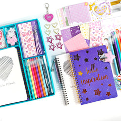 GRACELOOK DIY journal pages close-up highlighting thick 120gsm paper ideal for writing and drawing