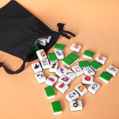 GRACIAS tiles include dice and blanks for flexible play options.