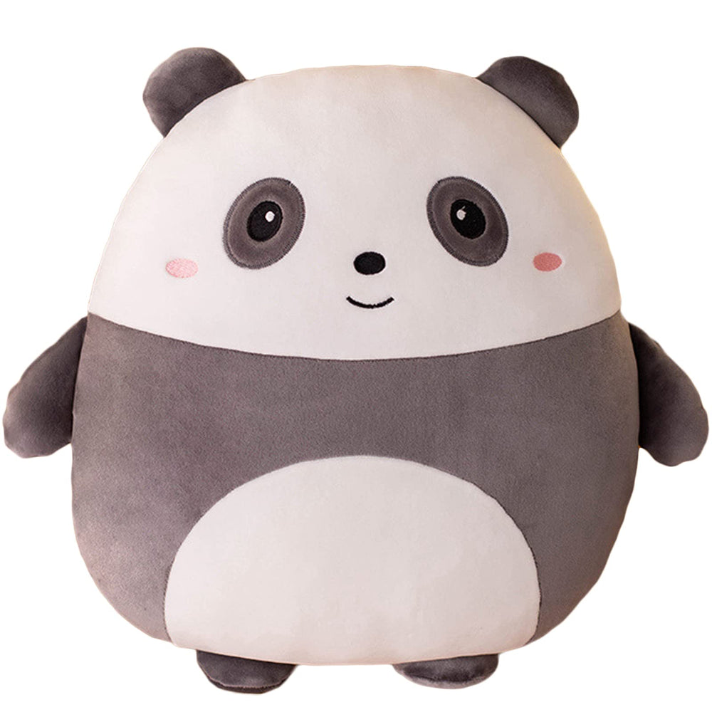 Grafingy panda plush pillow 16 inch close-up shows ultra-soft fur for cozy hugs