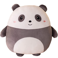 Grafingy panda plush pillow 16 inch close-up shows ultra-soft fur for cozy hugs