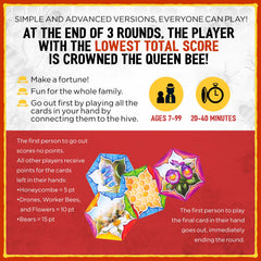 Players arranging tiles for puzzle-like thinking during Bears and Bees
