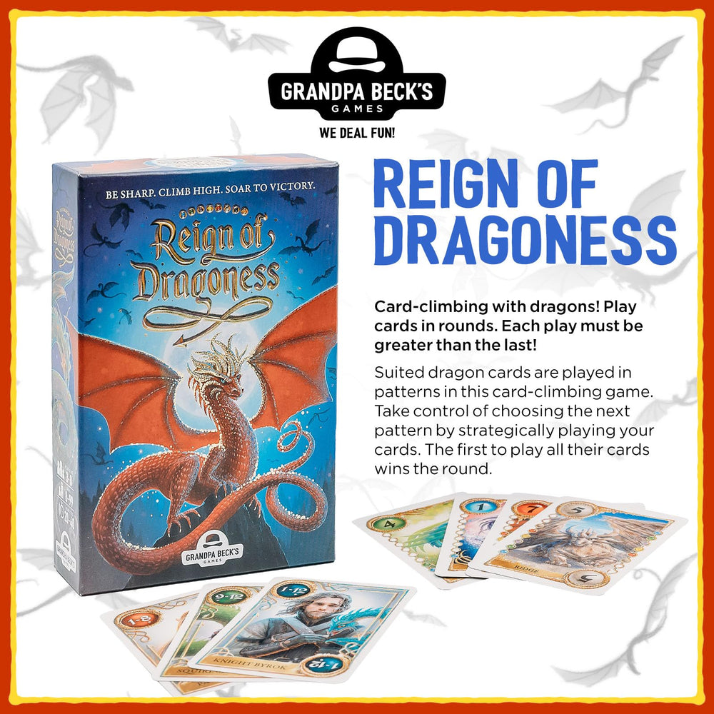 Dragon cards by Grandpa Beck's featuring vivid art for immersive play.