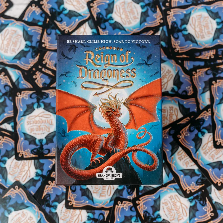 Grandpa Beck's Dragoness game night setup demonstrates quick, approachable play.