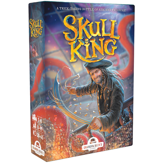 Grandpa Beck's Skull King mermaids card boosts strategic bids during rounds.