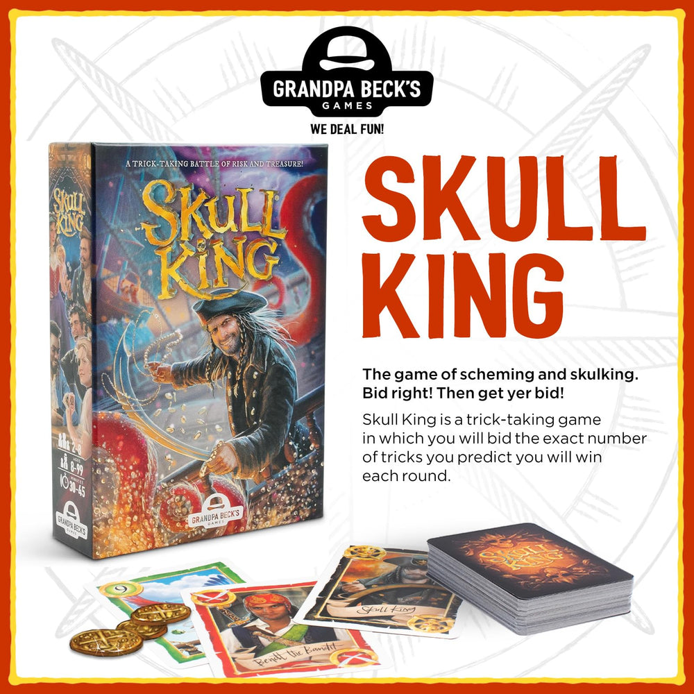 Grandpa Beck's Skull King pirates card adds bold twists for groups.