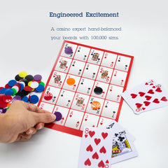 Grandsail Pokeno setup ready for up to 24 players.