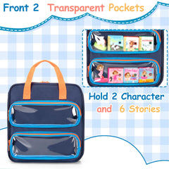 GRAOSO carrying case durable nylon exterior protects toys on trips.
