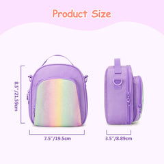 GRAOSO case with handle and detachable strap for versatile transport