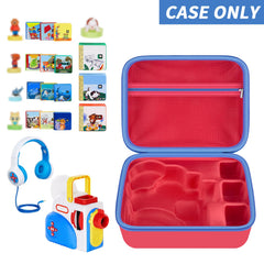 Grapsa case open inside shows organized compartments for story sets.
