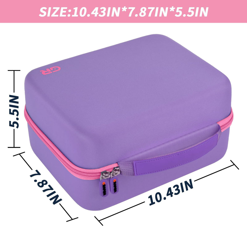 Grapsa case with reinforced handle and dual zippers for easy transport