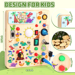 Grarain Busy Board travel-compact-case demonstrates portable learning on the go
