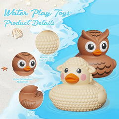 Grarain rubber ducks versatile for bath and pool play