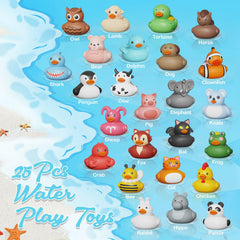 Grarain rubber ducks with soft texture, ideal for little hands during bath play