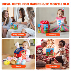 Grasili soft fabric infant toy with rounded edges for safe play