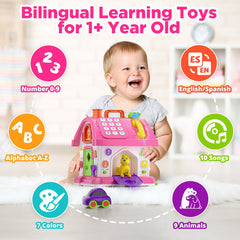 Grasili puppy in house promotes imaginative social play.