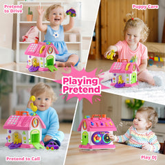 Grasili radio and disc with lights for color and sound learning.