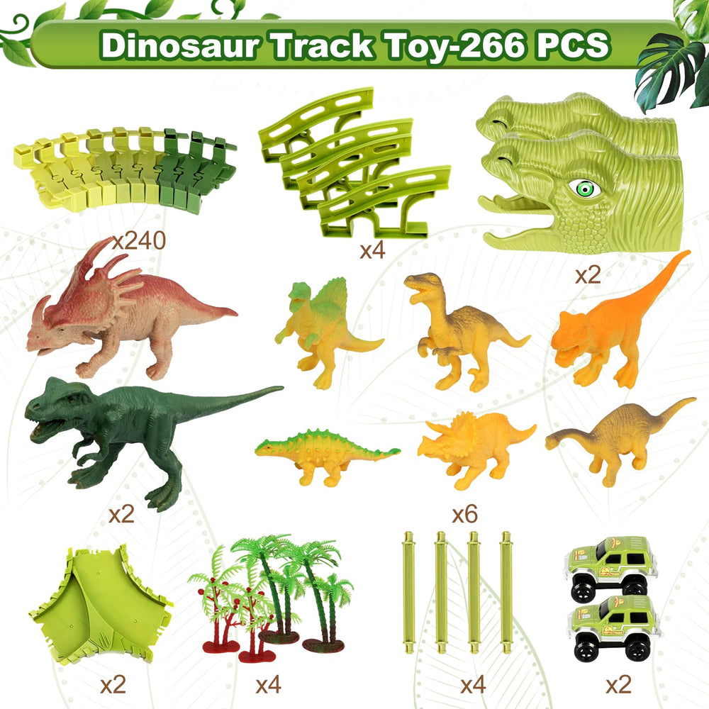 Great Dachong dinosaur cars race on colorful tracks for exciting play sessions.