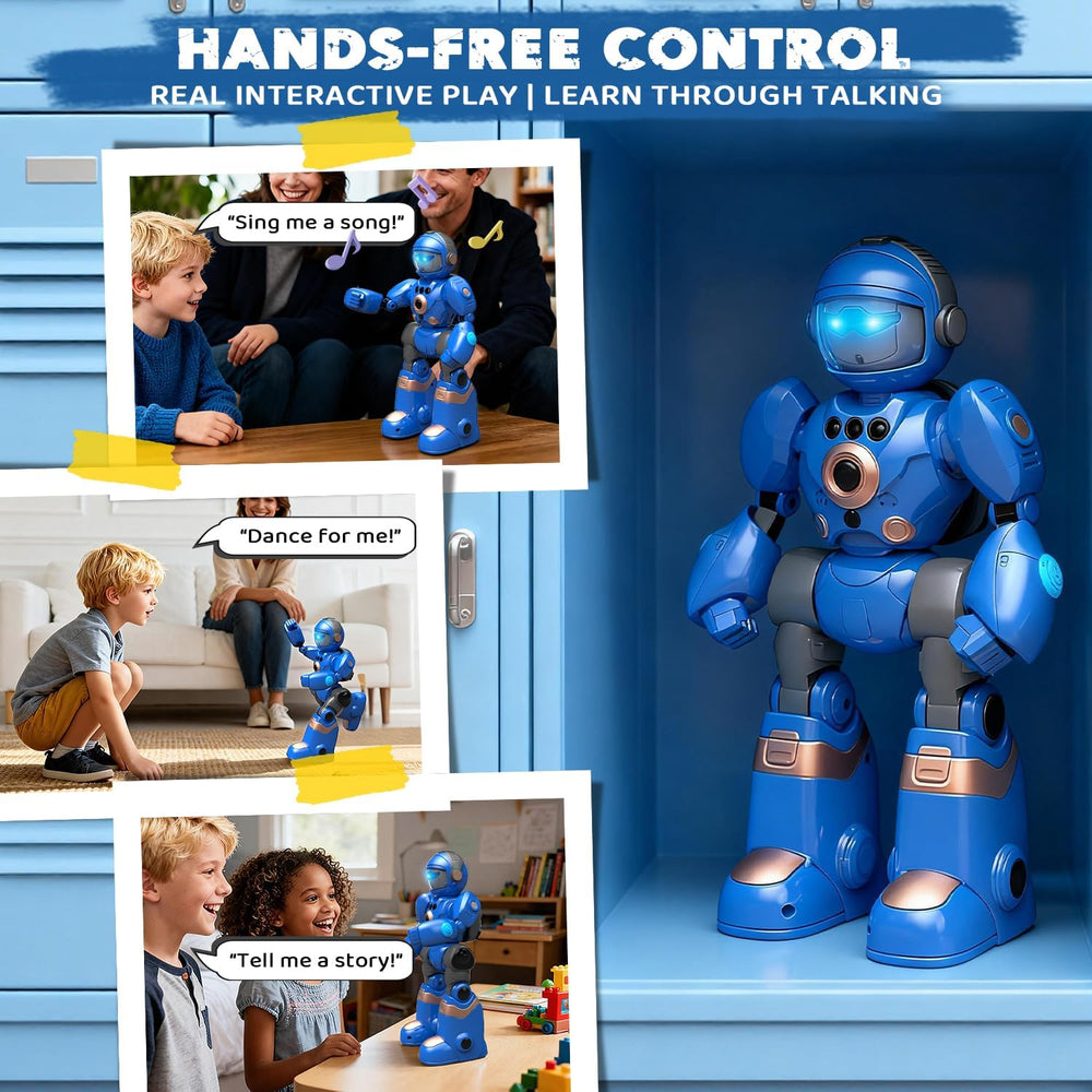Great Dachong robot toy voice recording captures kid voices for playback