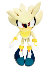 Great Eastern Entertainment Sonic Super Silver plush front view, ideal for display and collection.
