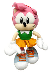 Great Eastern Entertainment Amy plush front view, soft and collectible for Sonic fans.