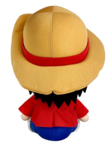 Great Eastern Entertainment Luffy Zou Arc plush detail, showcases authentic design for anime display
