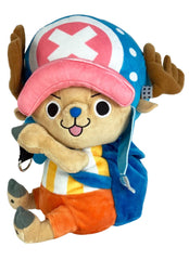 Great Eastern Entertainment One Piece Chopper shoulder bag, front view, plush material and durable strap for daily use