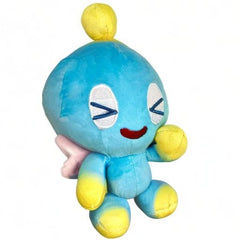 Great Eastern Entertainment Sonic Chao Happy plush, cheerful face close-up, vivid colors for gifting.