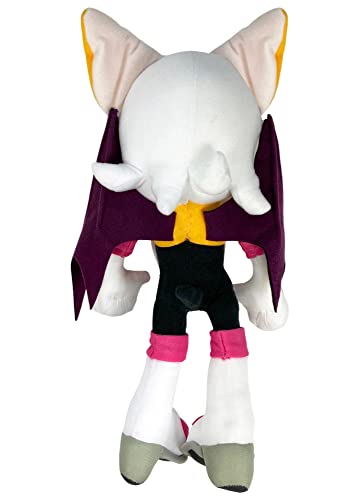 Great Eastern Rouge the Bat plush, side view, ideal shelf display for fans