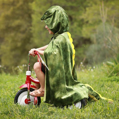Great Pretenders T-Rex Hooded Cape 3D detailing adds lifelike texture to playtime.