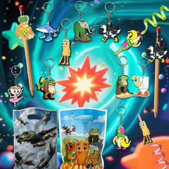 GREAWOD Sticker pack with 50 characters for laptops.