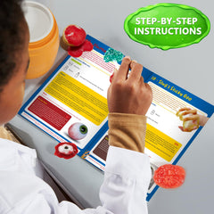 Greek Science 75+ Gross Science Kit poop experiment encourages curious exploration and playful inquiry.