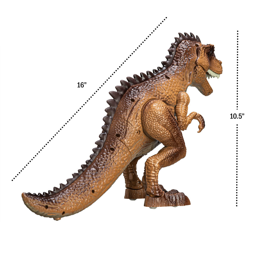Greenbo robot dinosaur toy in action during playtime.