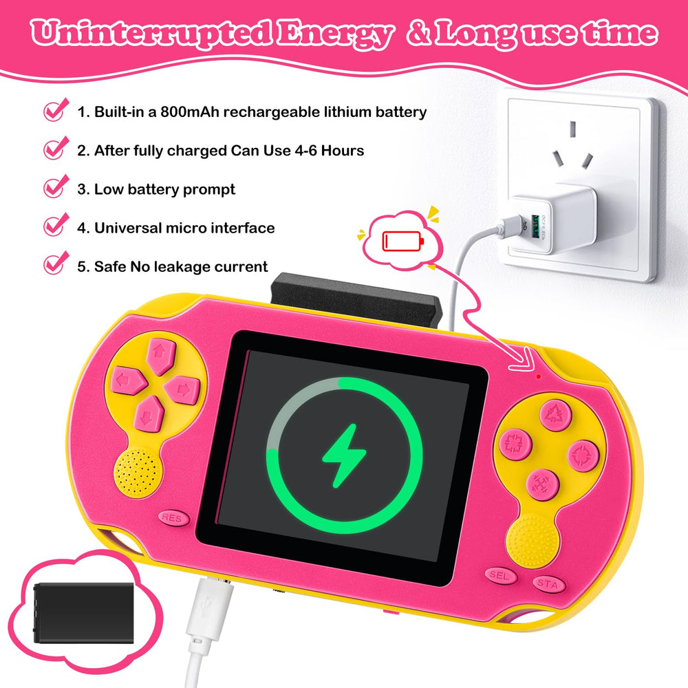 GREENCREEK 3.0-inch screen close-up showing vibrant display for kids