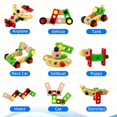 Greozacy building pieces bolts and nuts enable creative model designs