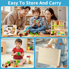 Greozacy portable toolbox is ideal for outdoor play and learning