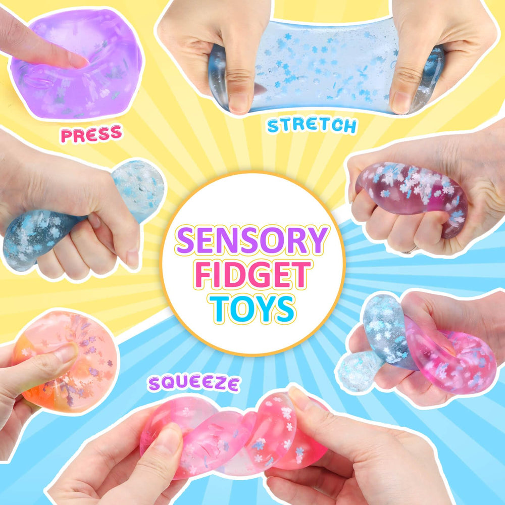 Gretex ice cube fidget toy purple cubes promote calm focus on the go.