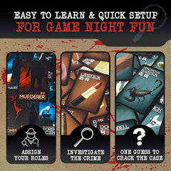 Grey Fox Games Deception Hong Kong Witness card hints clues
