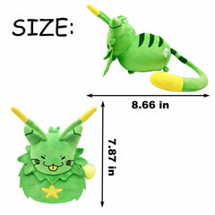 GRGJ Gnarpy plush 8.6-inch size ideal for shelves and desks.