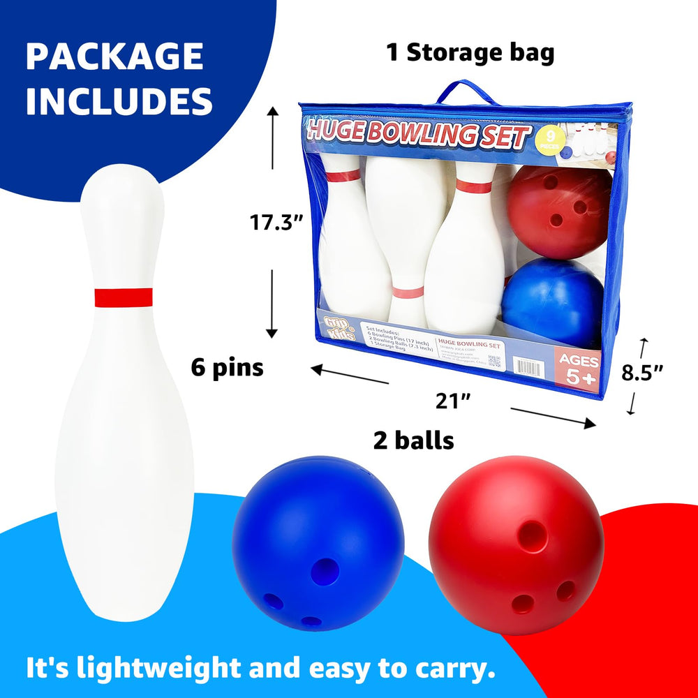 Grip Kids bowling balls designed for easy aim and knockdown.