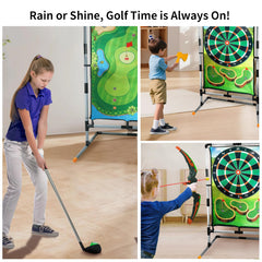grnpeak archery and darts setup for indoor or yard precision play